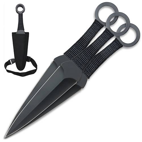 The Expendables Kunai Triple Throwing Knives Set